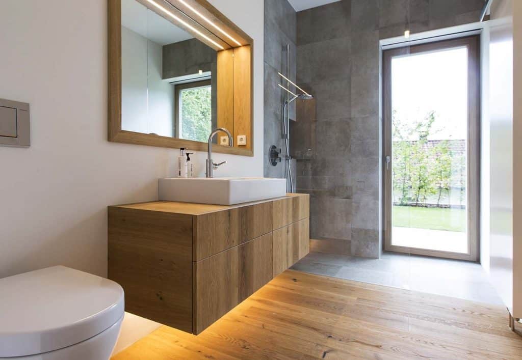 Мебель для ванной комнаты из дерева